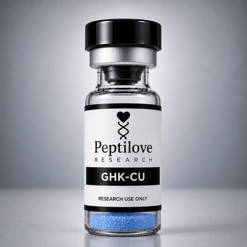 GHK-Cu copper peptide research vial – Peptilove Research