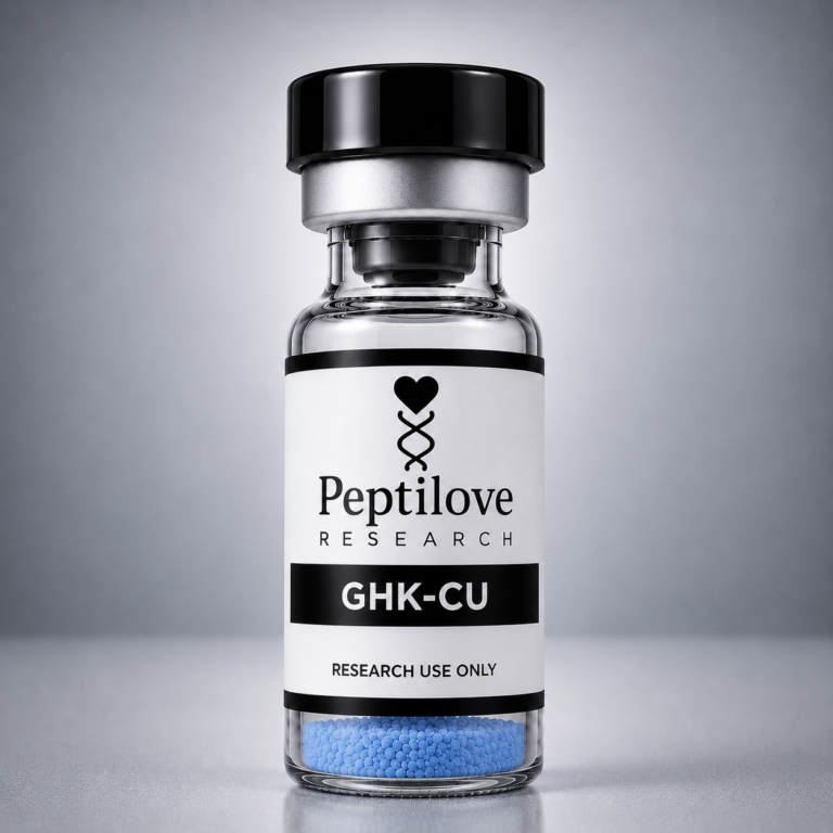 GHK-Cu copper peptide research vial – Peptilove Research