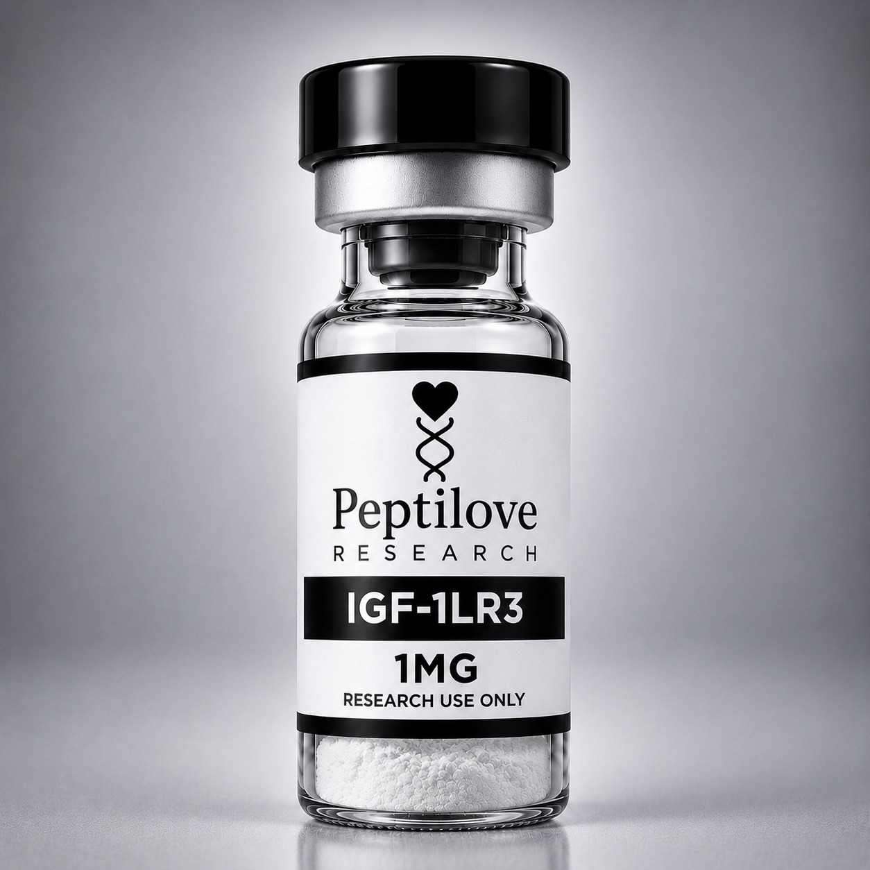 IGF-1 LR3 1MG Research Peptide | Peptilove Research IGF-1 LR3 1MG research peptide vial – Peptilove Research