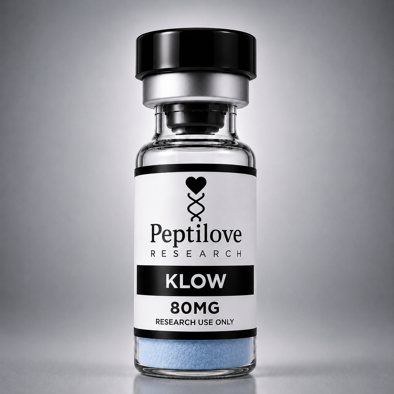KLOW 80MG – GHK-Cu + BPC-157 + TB-500 + KPV | Peptilove Research KLOW 80MG GHK-Cu BPC-157 TB-500 KPV research blend vial – Peptilove Research